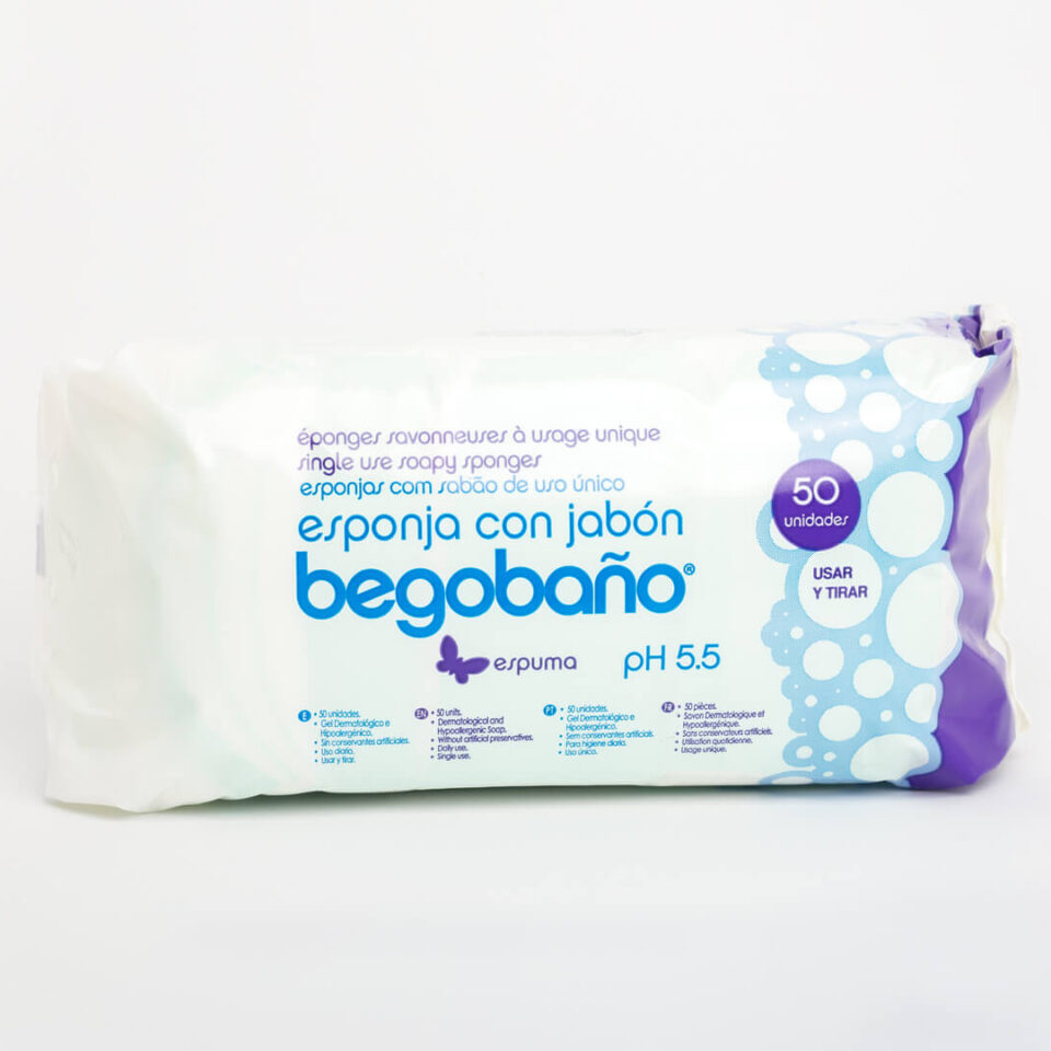BS50 FOAM SOAP SPONGE – PACK 50
